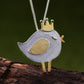 Mori Bear Pendant in 925 Sterling Silver - Lovely Princess Bird